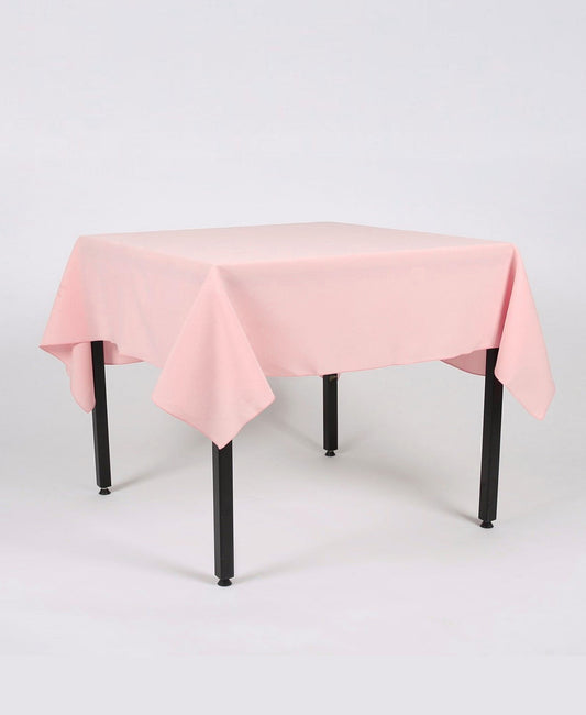 Blush Pink Plain Rectangle Tablecloth - Extra Wide