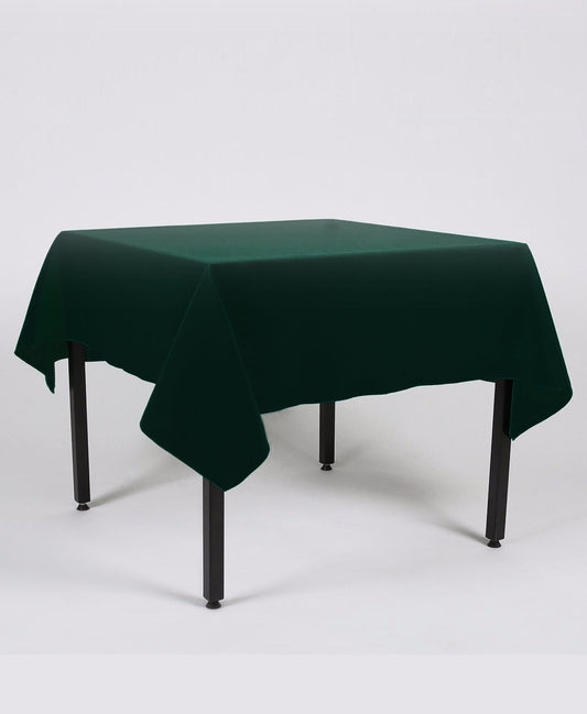 Bottle Green Plain Rectangle Tablecloth