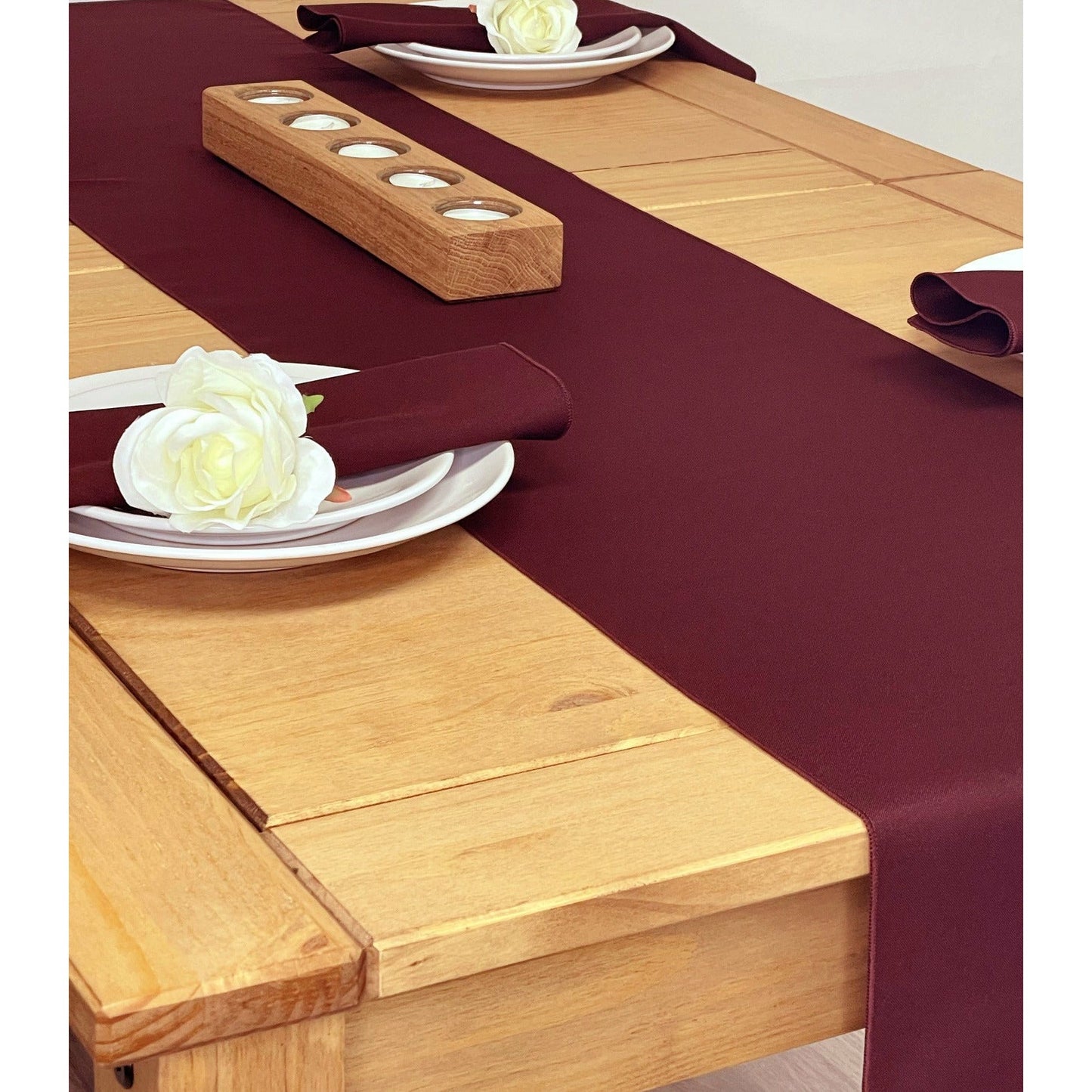 Burgundy Table Runner