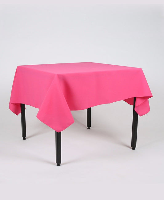 Cerise Pink Plain Rectangle Tablecloth - Extra Wide