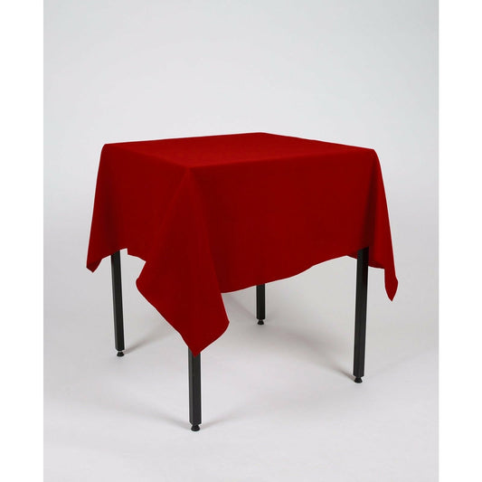 Cherry Red Square Tablecloth- Extra Wide