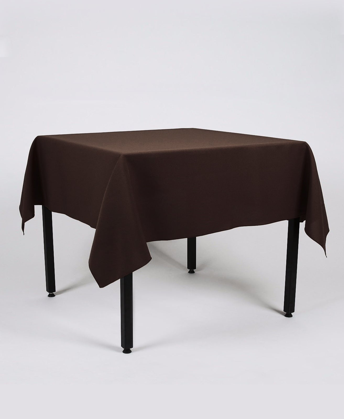 Chocolate Brown Plain Rectangle Tablecloth - Extra Wide