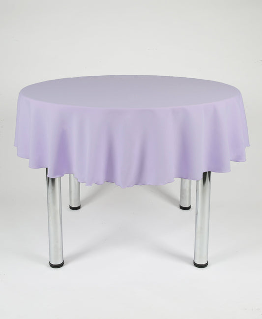 Lavender Plain Round Tablecloth