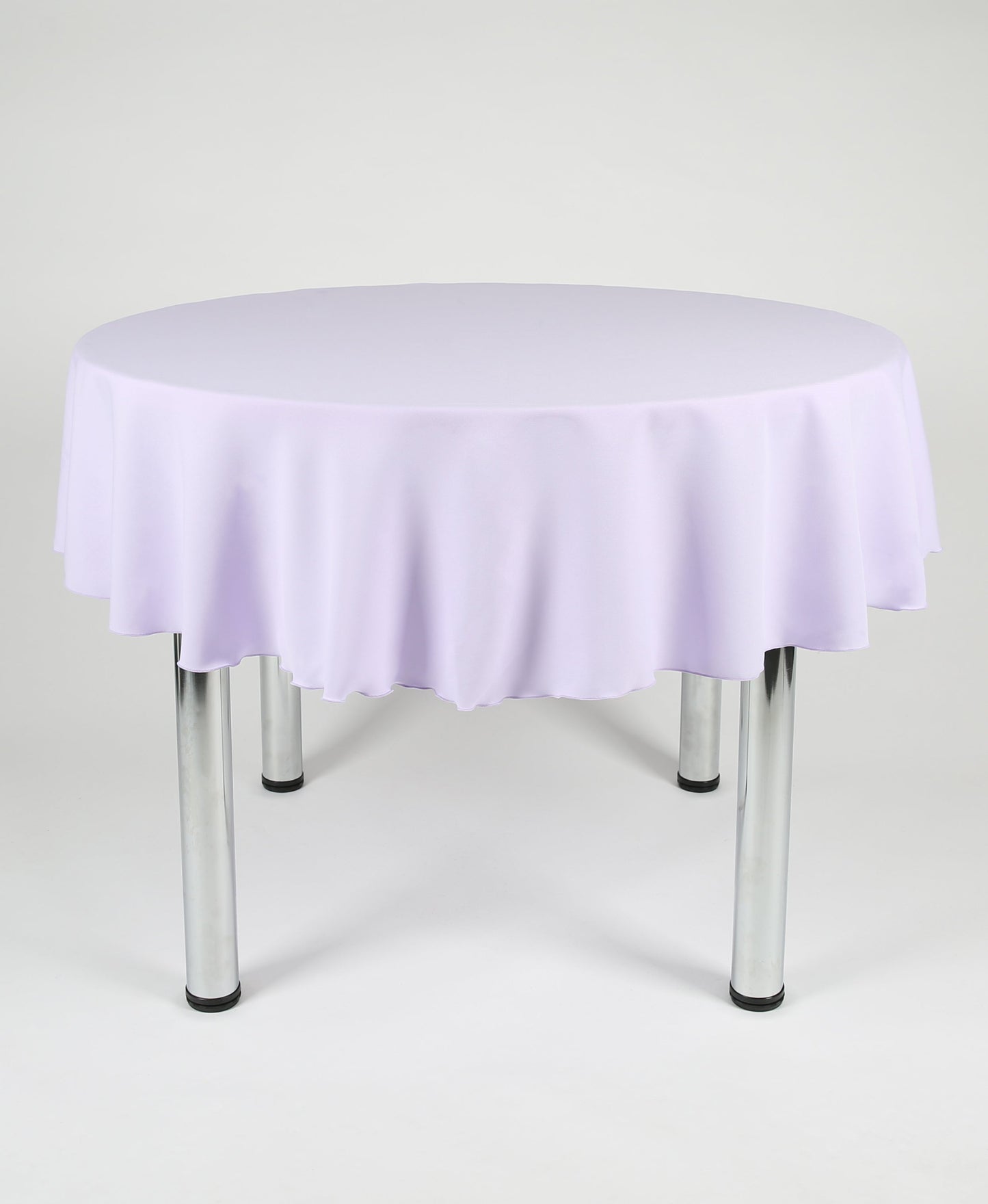 Lilac Plain Round Tablecloth