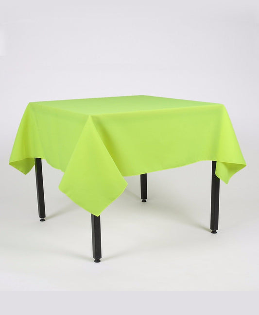 Lime Green Plain Rectangle Tablecloth