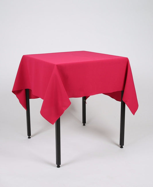 Magenta Plain Square Tablecloth