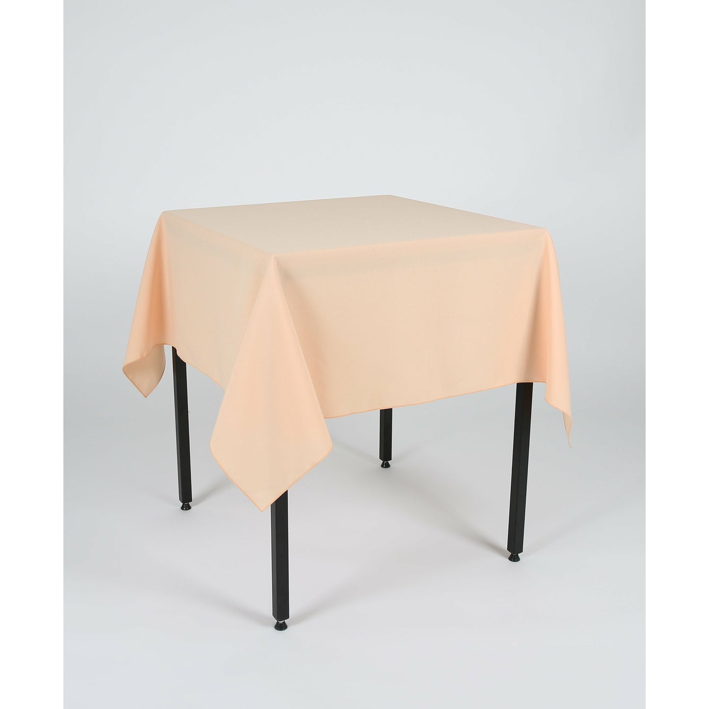 Peach Plain Rectangle Tablecloth - Pub Style Tables