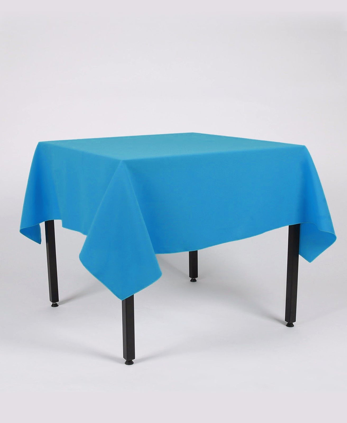 Turquoise Plain Rectangle Tablecloth - Extra Wide