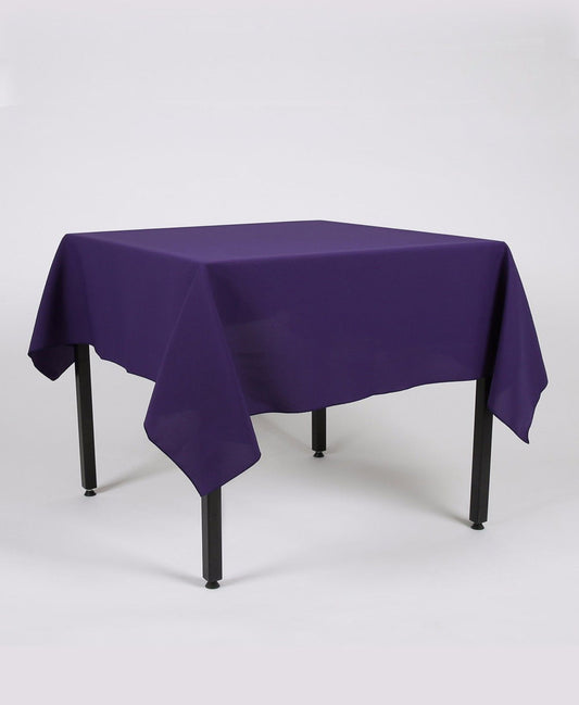 Purple Plain Rectangle Tablecloth