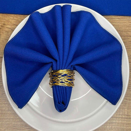 Royal Blue Plain Fabric Napkin