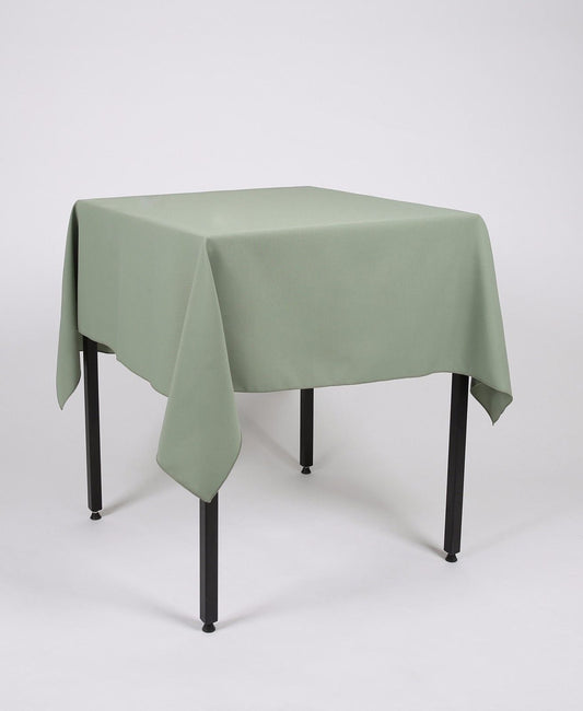 Sage Green Plain Square Tablecloth