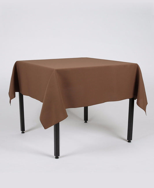 Taupe Plain Rectangle Tablecloth