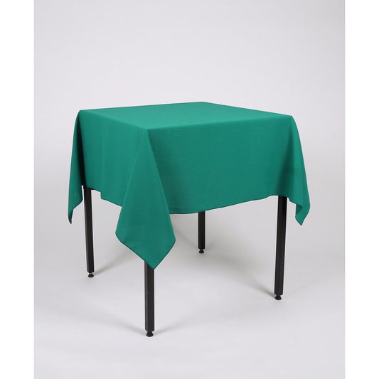 Jade Green Plain Square Tablecloth- Extra Wide