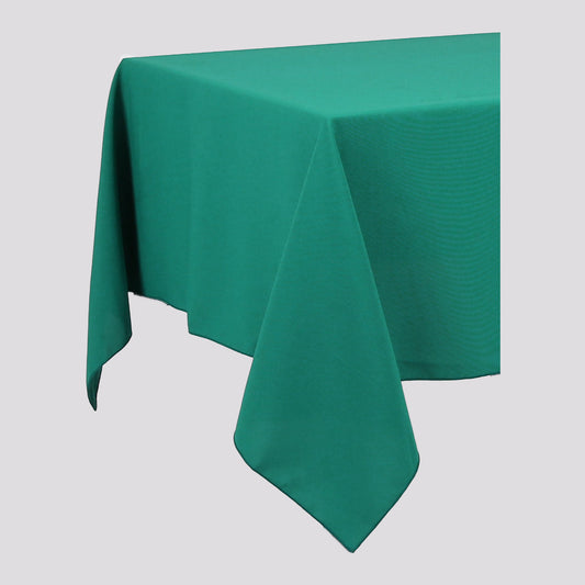 Jade Green Plain Rectangle Tablecloth - Pub Style Tables