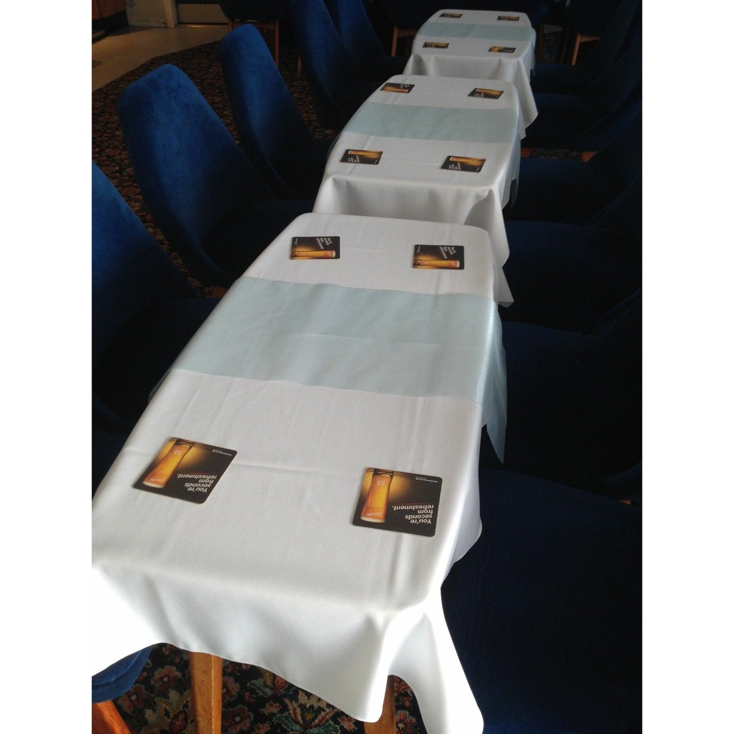 Dark Burgundy Plain Rectangle Tablecloth - Pub Style Tables