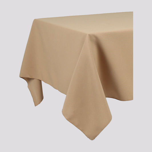 Stone Plain Rectangle Tablecloth - Pub Style Tables