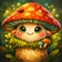 Colorful fantasy creature avatar with vibrant hues and intricate patterns, perfect for a unique profile picture.